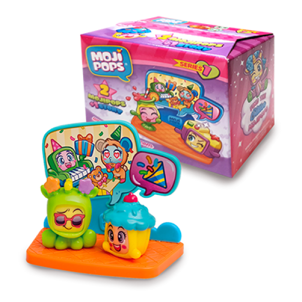 Moji Pops Party Series x 4 Blind Bags Brand New Sealed 